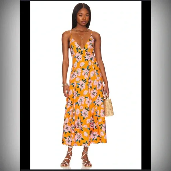 champagne slip dress midi Dani Slip Dress ~ Champagne Luxe Satin S